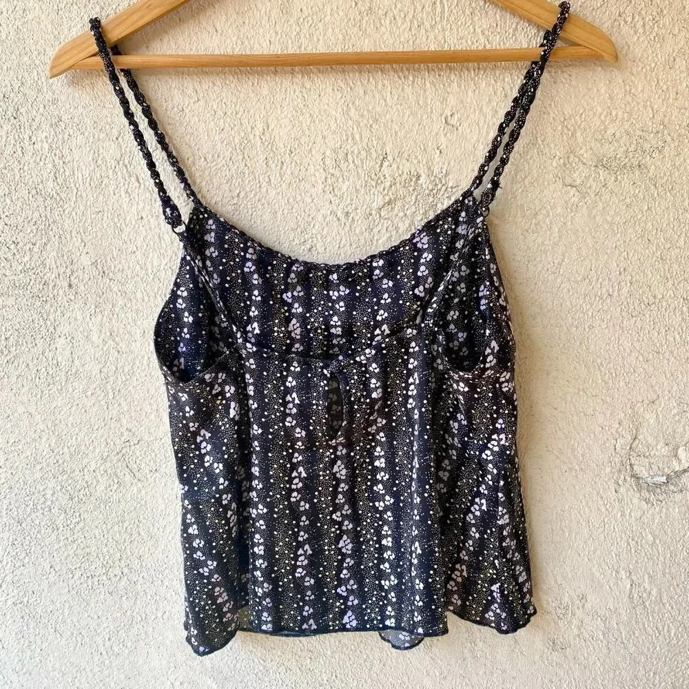 NWT Free People Intimately Donna Black Cami Tank Top X-Small